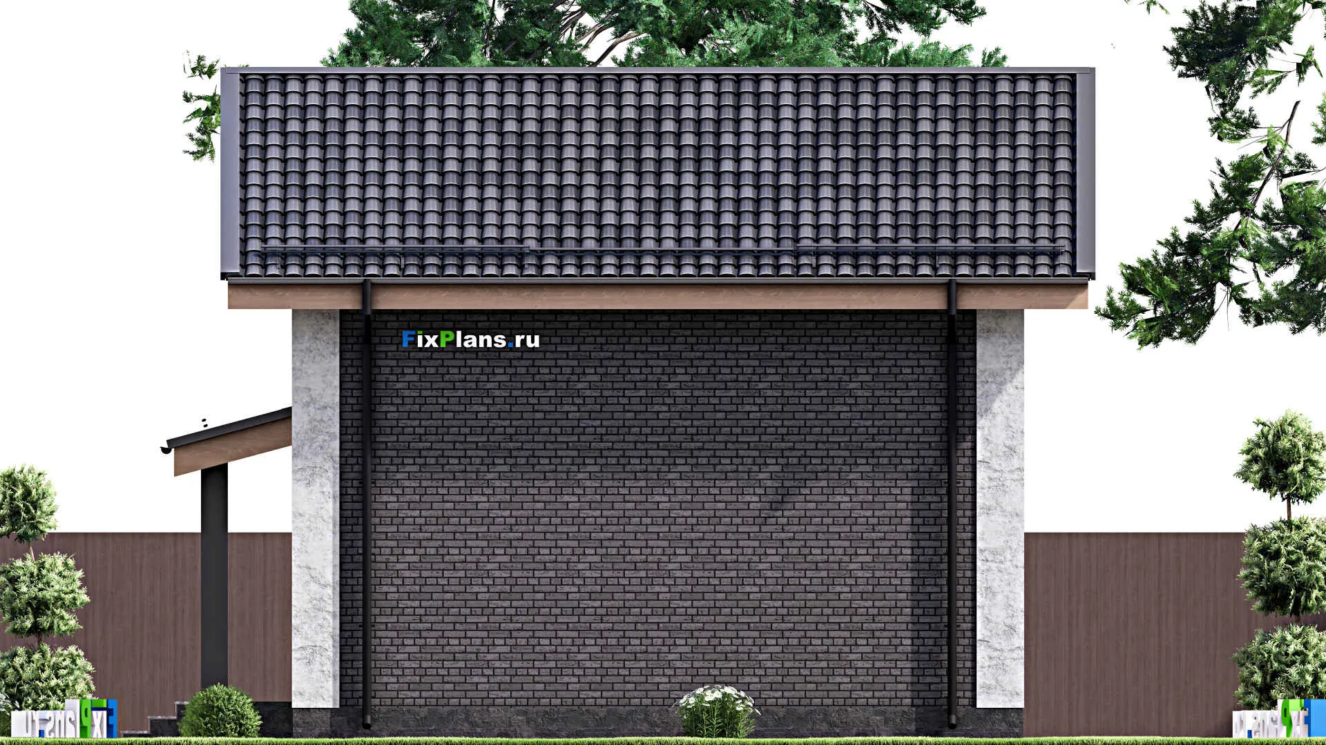 F-14183 - Проект дома с мансардой 9 на 10, площадью 100 м² с 3 спальнями