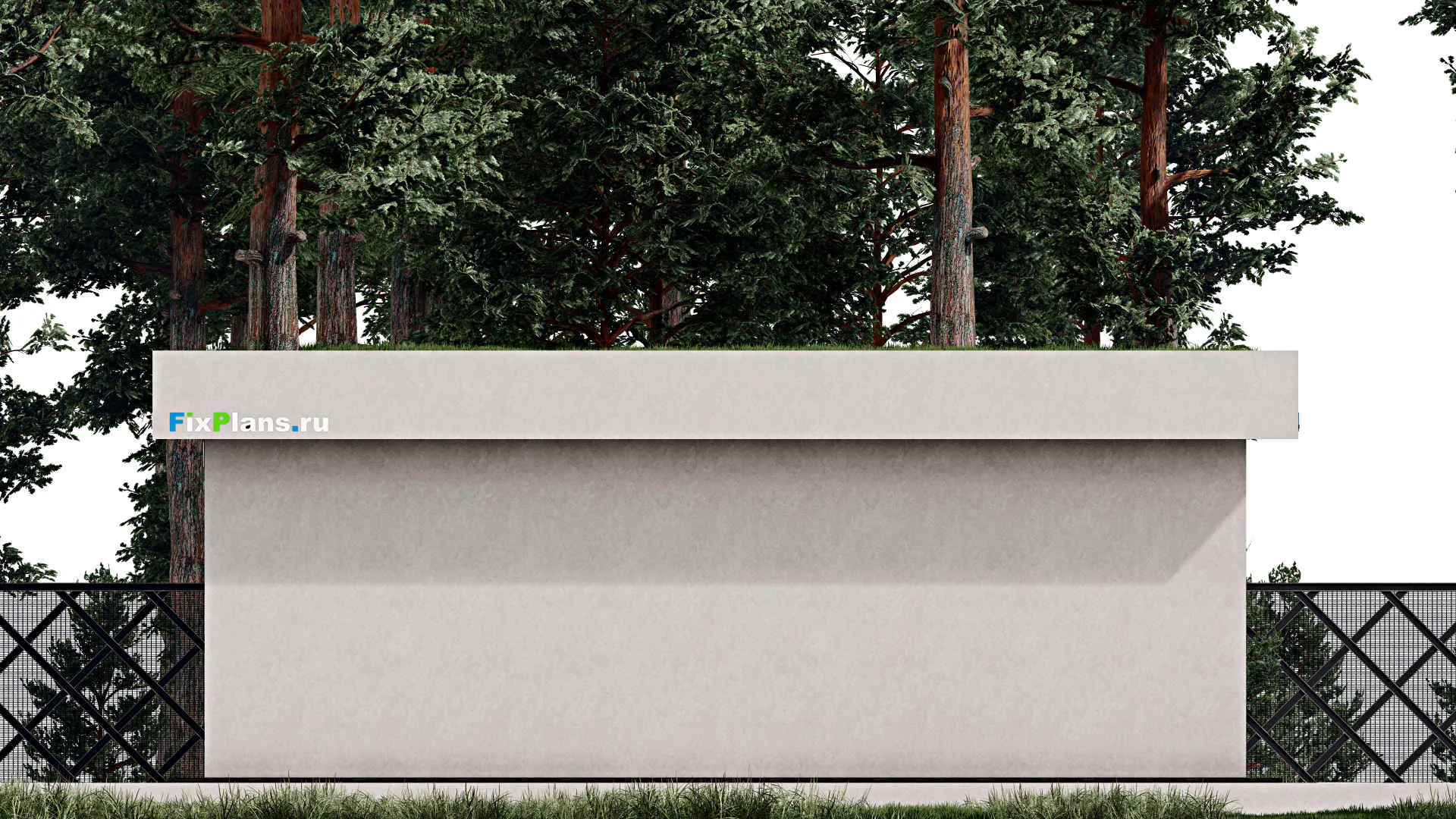 F-0494 - Проект одноэтажного дома 11 на 21, площадью 190 м² с 2 спальнями